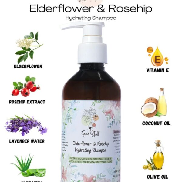 Elderflower & Rosehip Shampoo – द Good Stuff